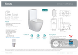 Fienza Alix Back-to-Wall Suite - Slim Seat - Back to Wall Suites