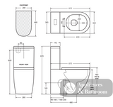 Fienza Alix Back-to-Wall Suite - Back to Wall Suites