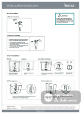 Fienza Alix Back-to-Wall Suite - Back to Wall Suites
