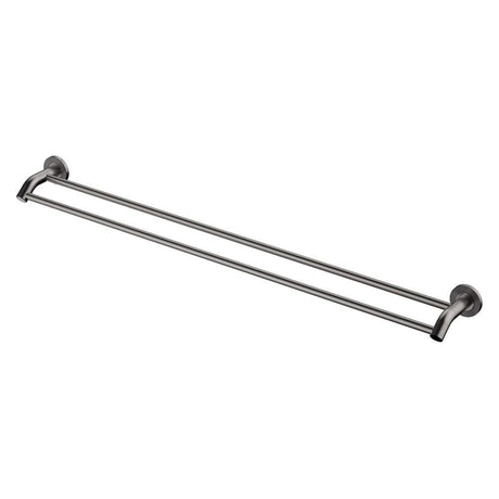 Fienza Axle Double Towel Rail 900mm 83108GM - Gunmetal Grey - Double Towel Rail