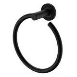 Fienza Axle Hand Towel Ring 83102MB - Matte Black - Hand Towel Holder