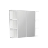 Fienza BSS90 Bevel Edge 600 Mirror Cabinet 2 Side Shelves - Mirrors & Cabinets