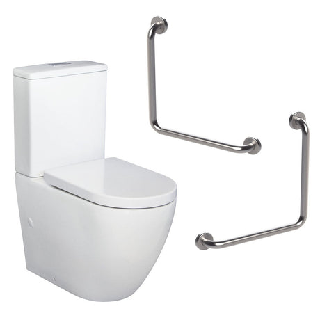 Fienza CARE3B Ambulant Back to Wall Toilet Care Kit S-Trap 160-220 - Back-to-Wall Toilet