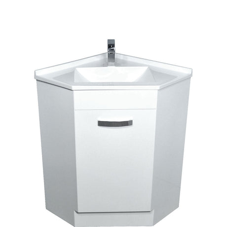 Fienza Corner 600 Pc6060 White Vanity Unit - Special Order Units