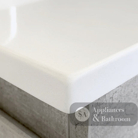 Fienza Crystal Pure 750Mm Sc75Zr Undermount Stone Top Wall Hung Vanity Unit Fingerpull Right Drawers