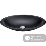 Fienza CSB01-MB Bahama Above Counter Solid Surface Basin Matte Black - Basins