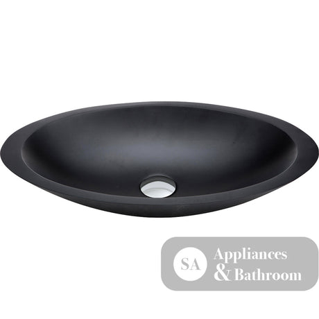 Fienza CSB01-MB Bahama Above Counter Solid Surface Basin Matte Black - Basins