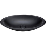 Fienza CSB01-MB Bahama Above Counter Solid Surface Basin Matte Black - Basins