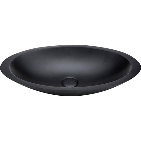 Fienza CSB01-MB Bahama Above Counter Solid Surface Basin Matte Black - Basins