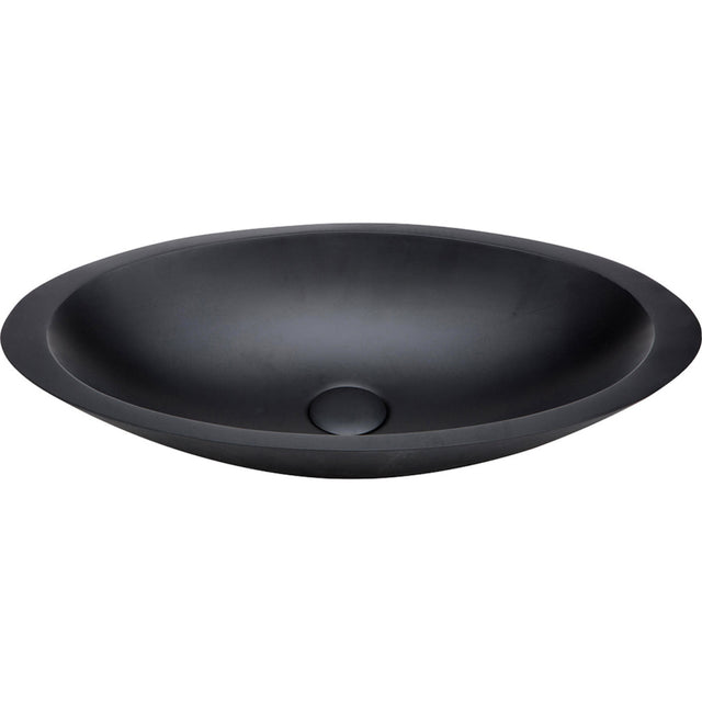 Fienza CSB01-MB Bahama Above Counter Solid Surface Basin Matte Black - Basins