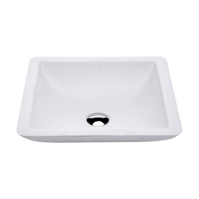 Fienza CSB02 Classique 420mm Above Counter Solid Surface Basin Matte White - Basins