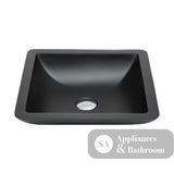 Fienza CSB02-MB Classique Above Counter Solid Surface Basin Matte Black - Basins