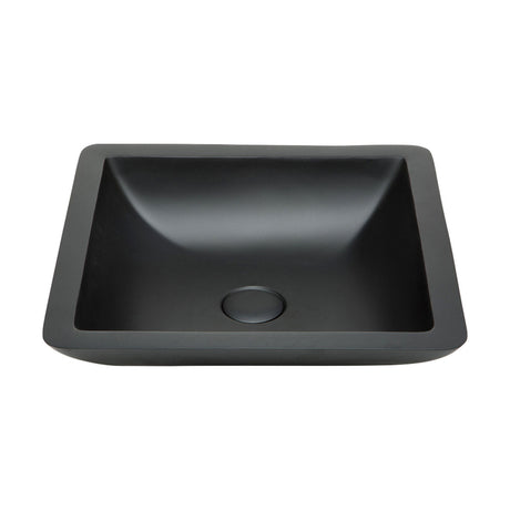 Fienza CSB02-MB Classique Above Counter Solid Surface Basin Matte Black - Basins