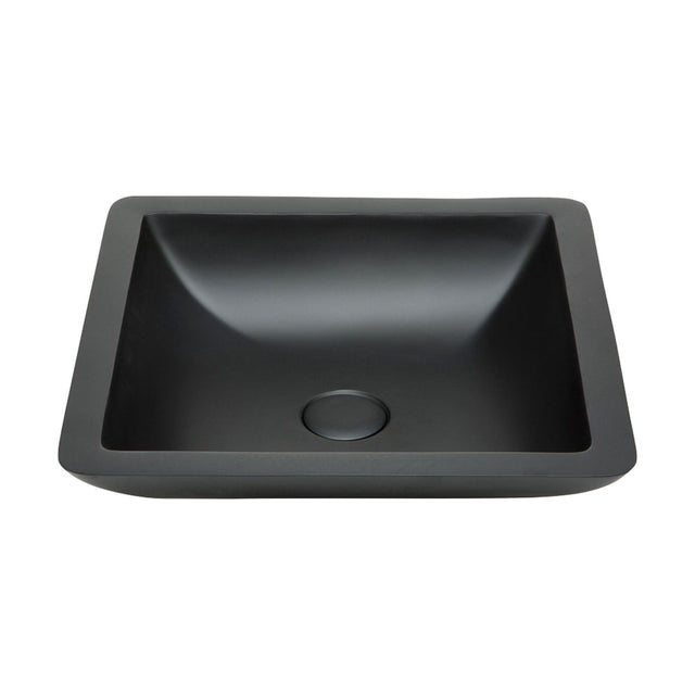 Fienza CSB02-MB Classique Above Counter Solid Surface Basin Matte Black - Basins