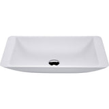 Fienza CSB03 Classique 600mm Above Counter Solid Surface Basin Matte White - Basins