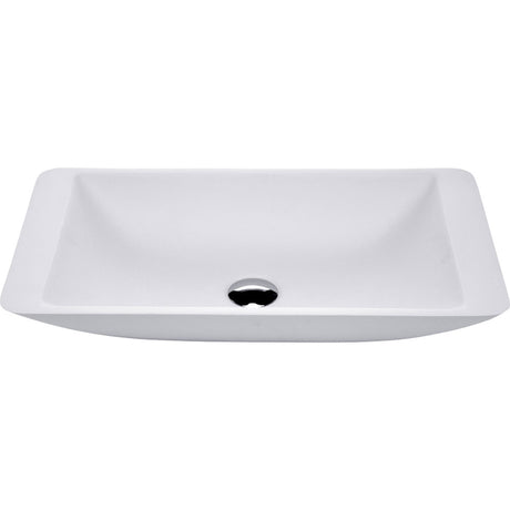 Fienza CSB03 Classique 600mm Above Counter Solid Surface Basin Matte White - Basins
