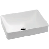 Fienza CSB05 Kados Semi Inset Cast Stone Basin White - Basins