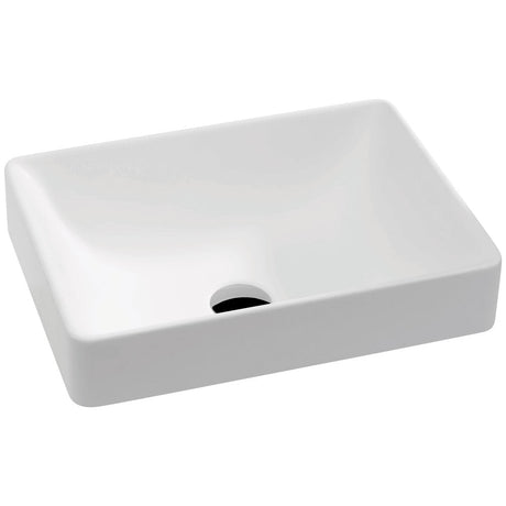 Fienza CSB05 Kados Semi Inset Cast Stone Basin White - Basins