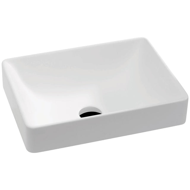 Fienza CSB05 Kados Semi Inset Cast Stone Basin White - Basins