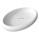 Fienza CSB088 Antonia Cast Stone Solid Surface Basin Matte White - Basins