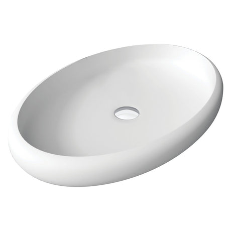 Fienza CSB088 Antonia Cast Stone Solid Surface Basin Matte White - Basins
