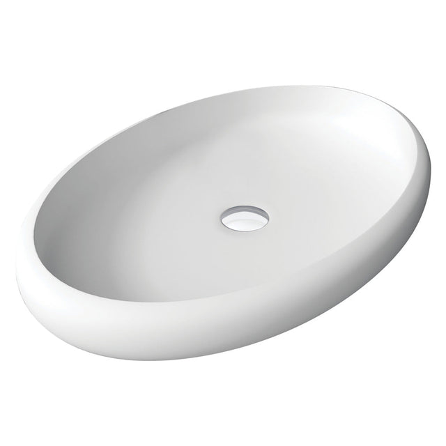 Fienza CSB088 Antonia Cast Stone Solid Surface Basin Matte White - Basins