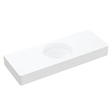 Fienza CSB11-120-0 Encanto 1200 Solid Surface Wall Basin Centre Bowl No Tap Hole - Basins