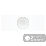 Fienza CSB11-120-0 Encanto 1200 Solid Surface Wall Basin Centre Bowl No Tap Hole - Basins