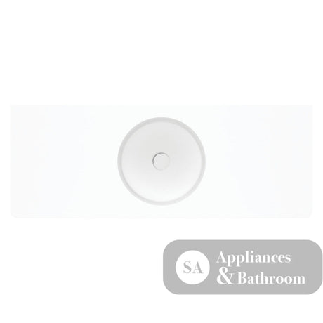 Fienza CSB11-120-0 Encanto 1200 Solid Surface Wall Basin Centre Bowl No Tap Hole - Basins
