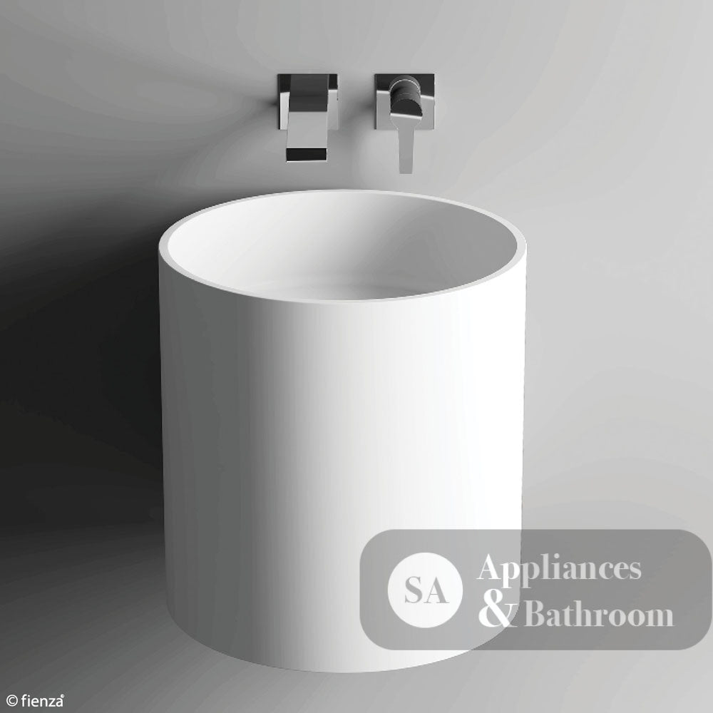 Fienza CSB2013 Livo Solid Surface Wall Hung Basin Matte White - Basins