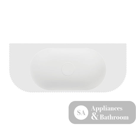 Fienza CSB310 Minka Solid Surface Wall Basin No Tap Hole - Basins