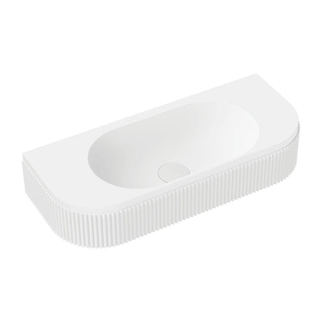 Fienza CSB310 Minka Solid Surface Wall Basin No Tap Hole - Basins