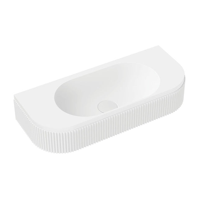 Fienza CSB310 Minka Solid Surface Wall Basin No Tap Hole - Basins