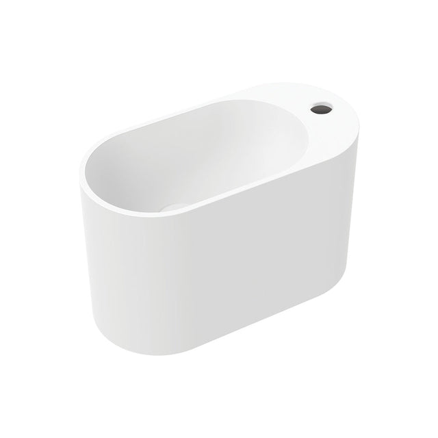 Fienza CSB311-1 Ari Cast Stone Wall Basin One Tap Hole - Basins