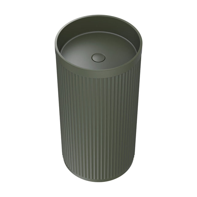 Fienza CSB801F Minka Solid Surface Freestanding Basin - Forest Finish - Freestanding Basins