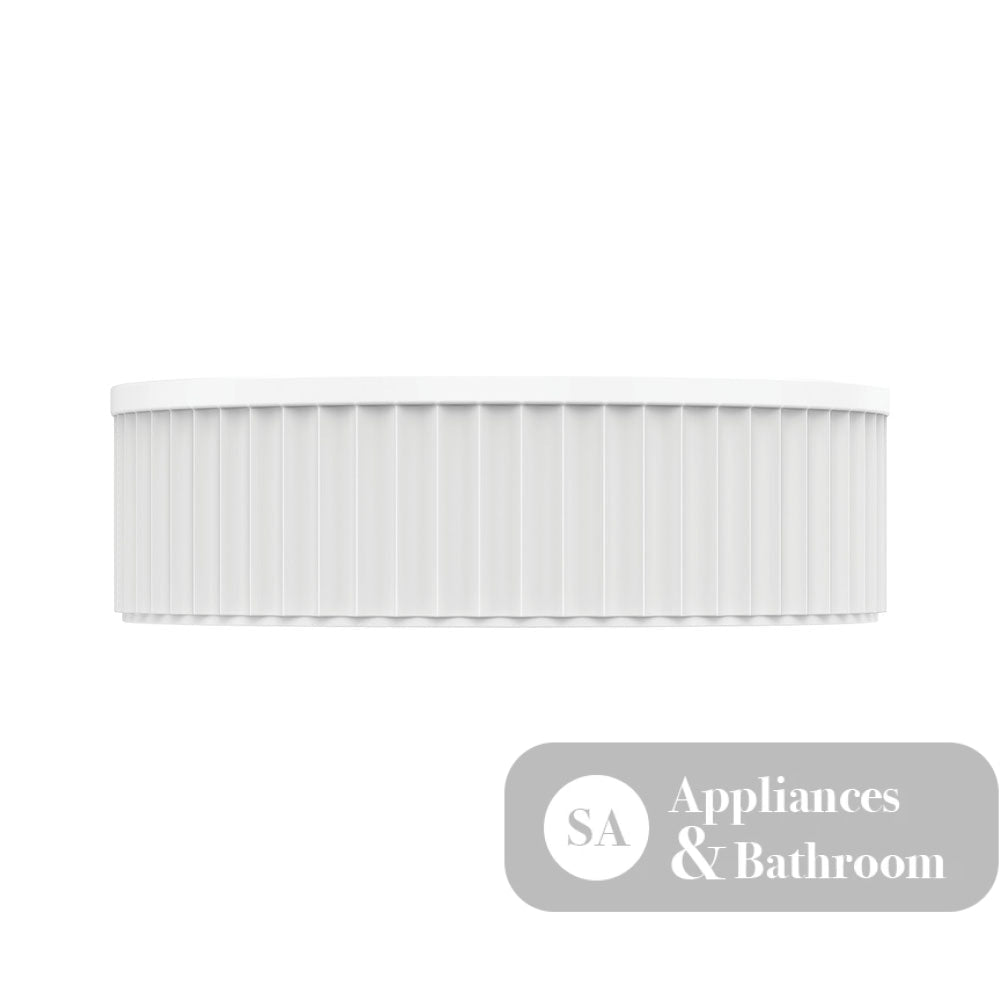 Fienza CSB802 Minka Round Solid Surface Above Counter Basin Matte White - Basins
