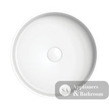 Fienza CSB802 Minka Round Solid Surface Above Counter Basin Matte White - Basins