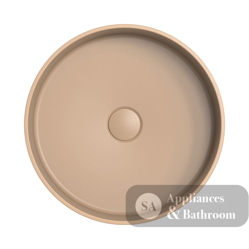 Fienza CSB802D Minka Round Solid Surface Above Counter Basin Dusk Finish - Basins