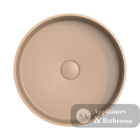 Fienza CSB802D Minka Round Solid Surface Above Counter Basin Dusk Finish - Basins