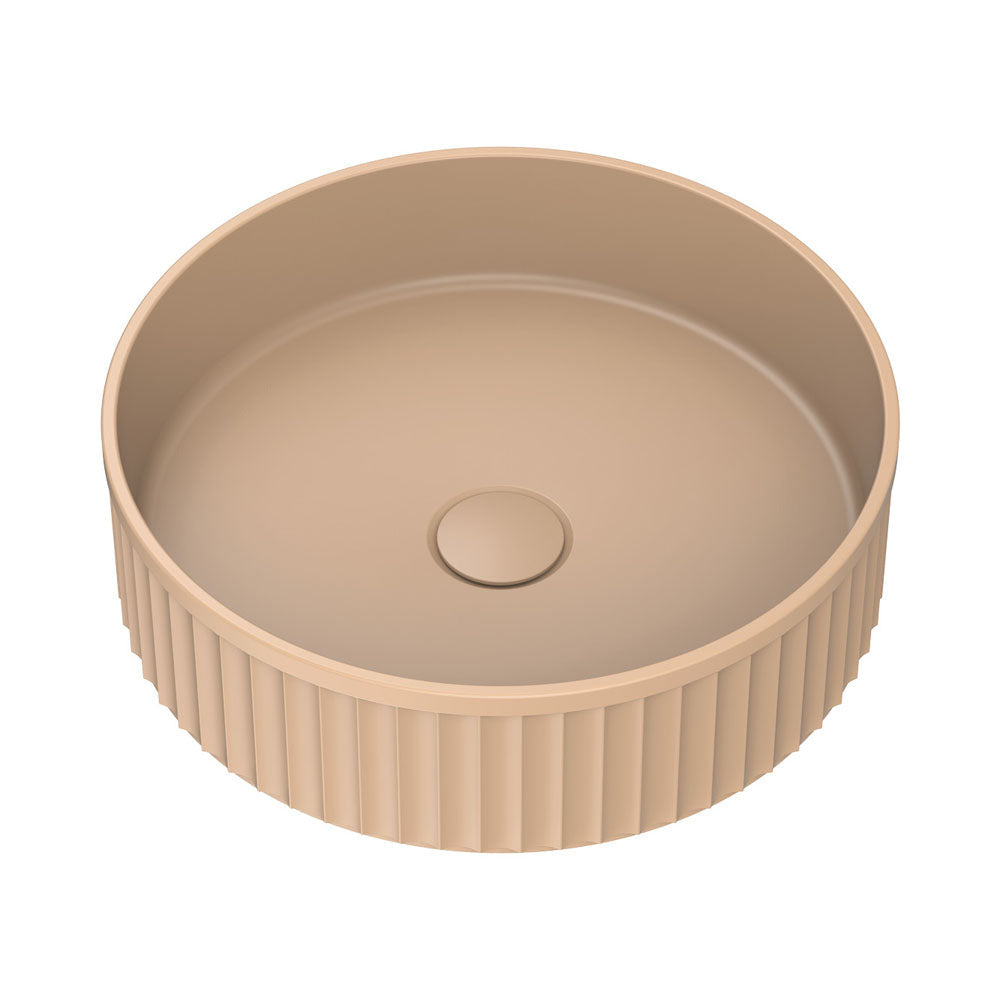 Fienza CSB802D Minka Round Solid Surface Above Counter Basin Dusk Finish - Basins
