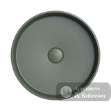 Fienza CSB802F Minka Round Solid Surface Above Counter Basin Forest Finish - Basins