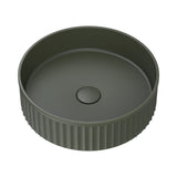 Fienza CSB802F Minka Round Solid Surface Above Counter Basin Forest Finish - Basins