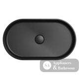 Fienza CSB804B Minka Pill Solid Surface Above Counter Basin Matte Black - Basins