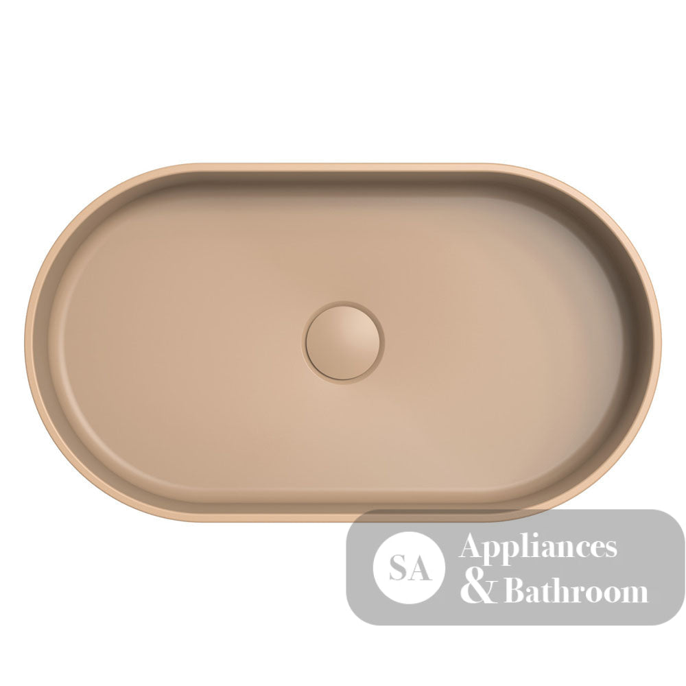 Fienza CSB804D Minka Pill Solid Surface Above Counter Basin Dusk Finish - Basins
