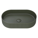 Fienza CSB804F Minka Pill Solid Surface Above Counter Basin Forest Finish - Basins