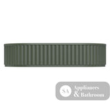 Fienza CSB804F Minka Pill Solid Surface Above Counter Basin Forest Finish - Basins