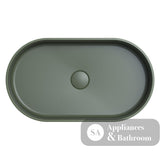 Fienza CSB804F Minka Pill Solid Surface Above Counter Basin Forest Finish - Basins