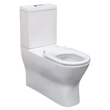 Fienza Delta Care Back-to-Wall Toilet Suite White Seat - Slim Buttons - Back to Wall Suites