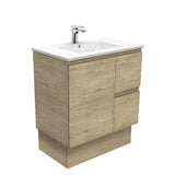 Fienza Dolce Edge Tcl75Skr Scandi Oak 750Mm Vanity With Kickboard Right Drawers - Special Order