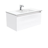 Fienza Dolce Manu Tcl90H 900Mm White Wall Hung Vanity Unit - Special Order Units